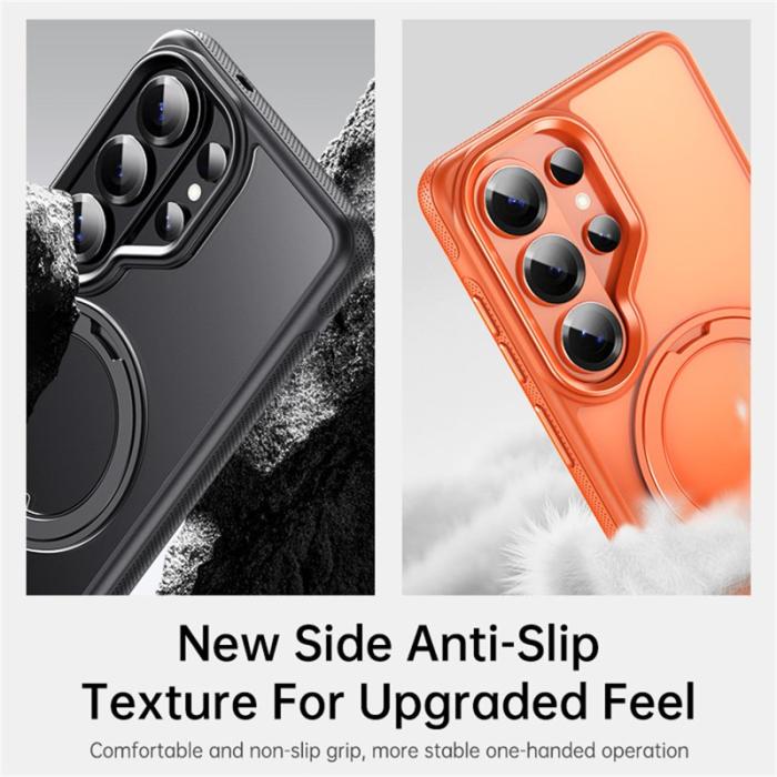 OEM - Mobilskal för Samsung Galaxy S26 Ultra Magnetiskt Kickstand TPU - Orange