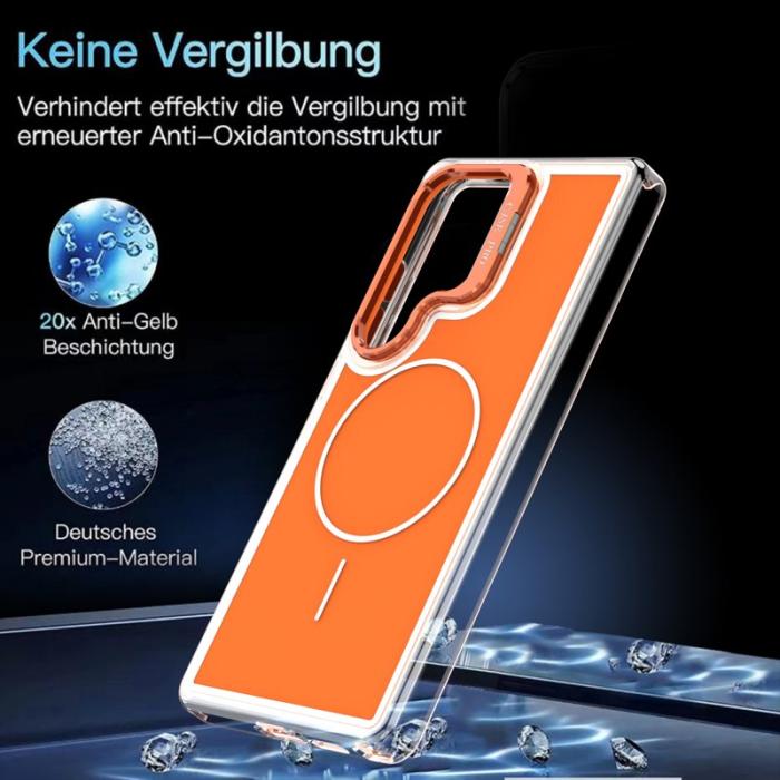 OEM - Mobilskal för Samsung Galaxy S26 Ultra Magnetiskt Kickstand TPU - Orange