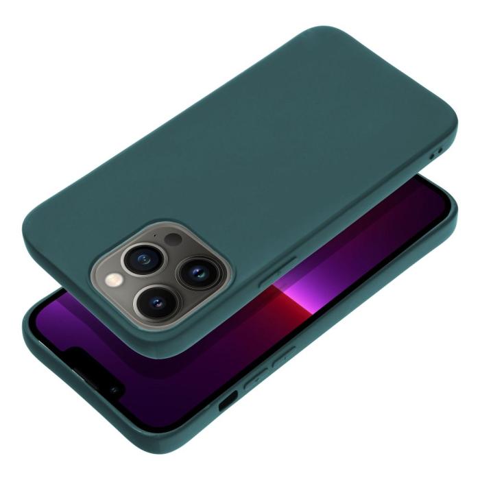 OEM - MATT skal för iPhone 13 Pro i mörkgrön