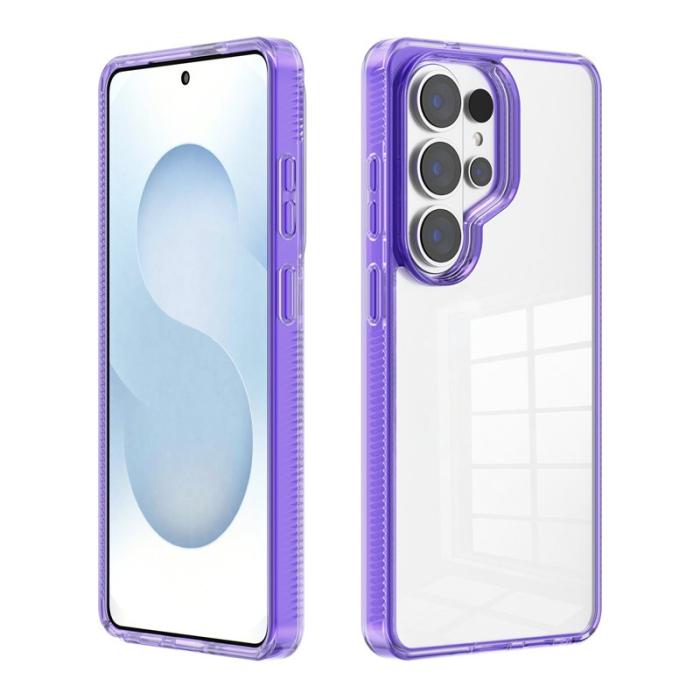 OEM - Mobilskal för Samsung Galaxy S26 Ultra HD Klar TPU + PC Stöttålig - Lila
