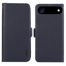 ABEEL - ABEEL iPhone Air Pl&aring;nboksfodral Konstl&auml;der med RFID-Skydd - Bl&aring;