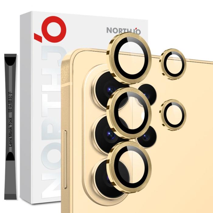NORTHJO - NORTHJO Skärmskydd för Samsung Galaxy S26 Ultra Härdat glas Kamera - Guld