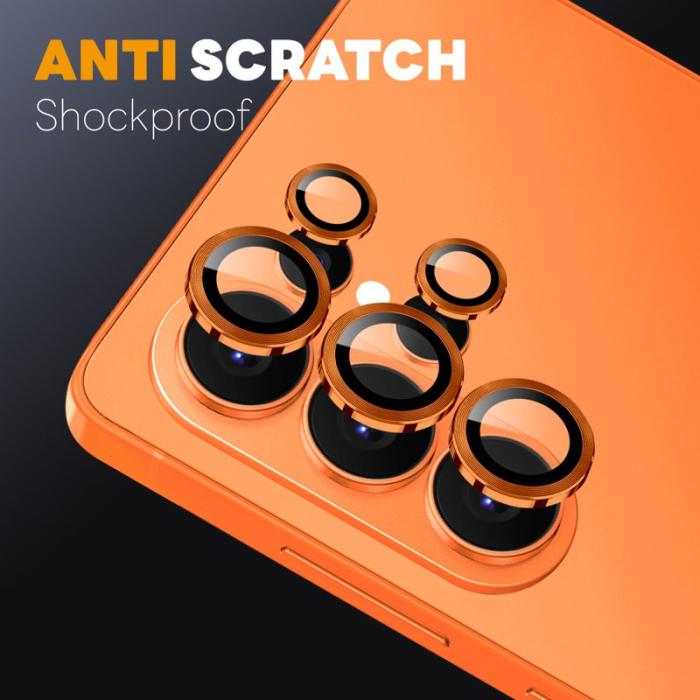 NORTHJO - NORTHJO Skärmskydd för Samsung Galaxy S26 Ultra Härdat glas Kamera - Orange