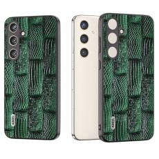 ABEEL - ABEEL Mobilskal till Samsung Galaxy S24+ Mahjong Textur Gr&ouml;n
