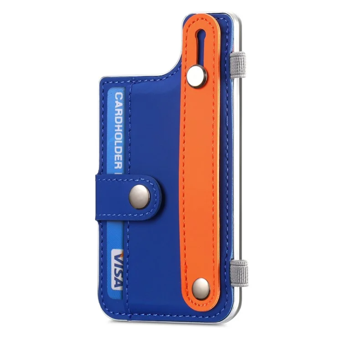 A-One Brand - Korthållare Kickstand PU-läder - Sapphire