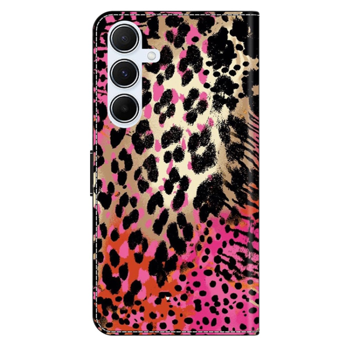 A-One Brand - Galaxy A17 5G Plånboksfodral Pattern Printing - Svart/Röd Spots