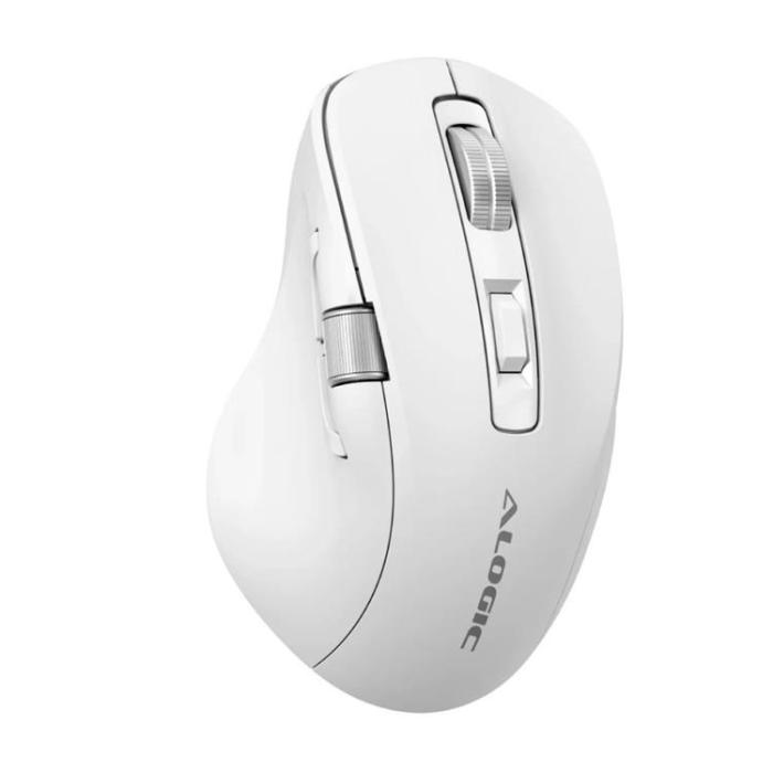 ALOGIC - Alogic Bluetooth USB-C Uppladdningsbar Programmerbar Mus Med 7 Tangenter - Vit