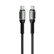 Forcell - Forcell USB-C - Lightning 27W 3A Kabel 0.5m PD Cafule Svart