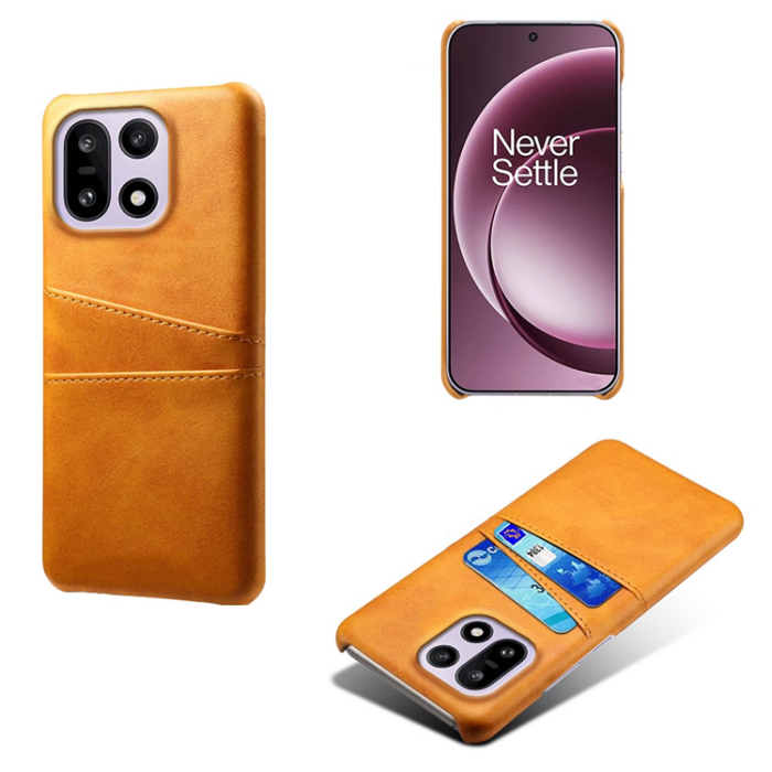 A-One Brand - OnePlus 15 5G Mobilskal Korthållare Dual PU Läder