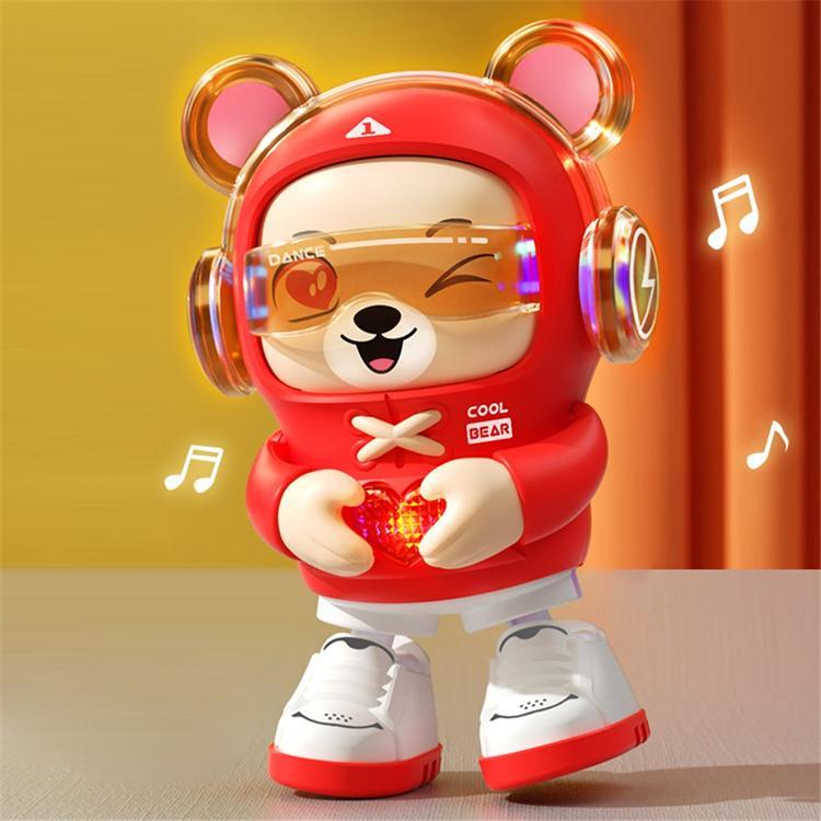 Musikbelysning Barn Dansande Robot Björn för Barn (Ålder 3+) (Röd) | 264 | AlltMobil