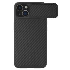 Nillkin - NILLKIN Mobilskal till iPhone 14 Plus Kolfiber Anti-drop Svart