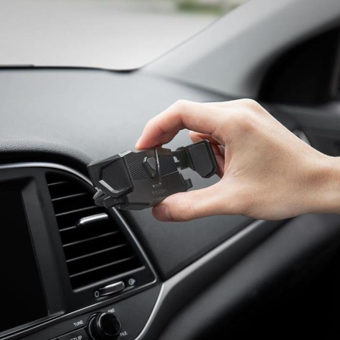 Spigen - Spigen Bilhållare Luftventil Click.R - Svart