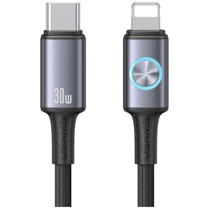 USAMS - USAMS USB-C Till Lightning Kabel 30W 1.2m Huan - Tarnish