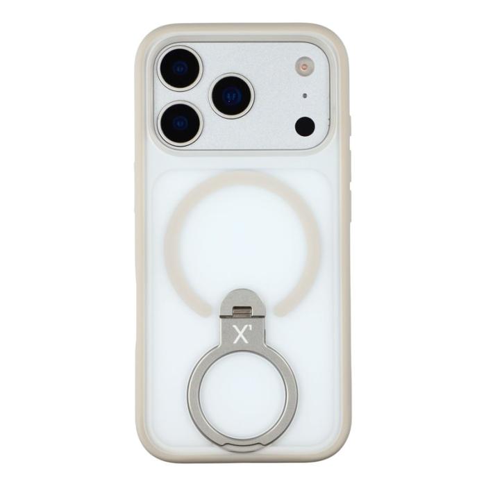 X-Level - X-LEVEL Mobilskal till iPhone 17 Pro med Rotera Kickstand - Grå