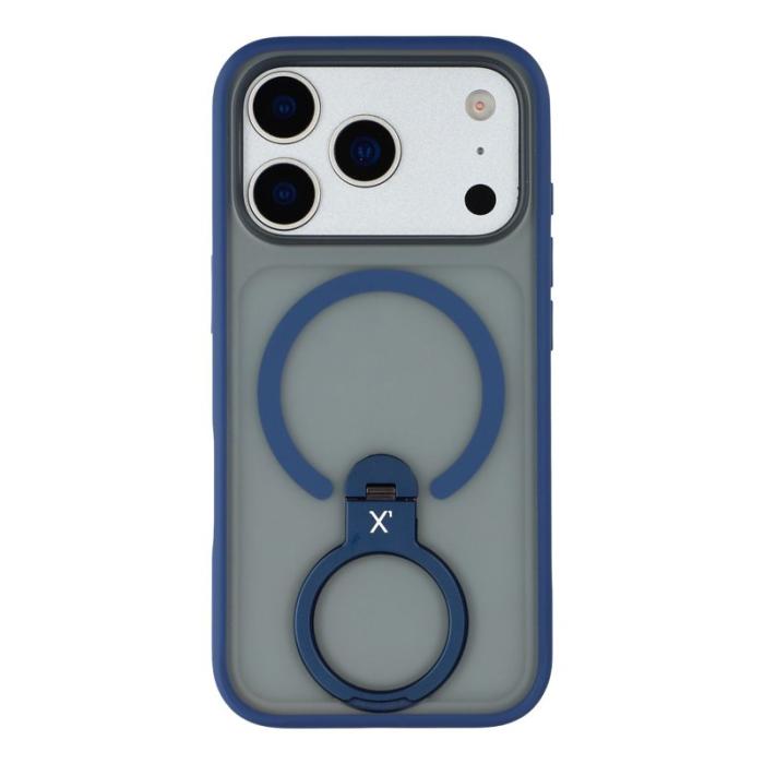 X-Level - X-LEVEL Mobilskal till iPhone 17 Pro med Ställning Anti-Drop Blå