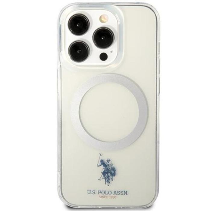 US Polo - US Polo iPhone 15 Pro Max Mobilskal MagSafe Collection - Clear