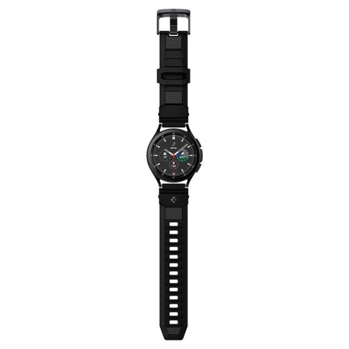 UTGATT5 - Spigen Rugged Band Galaxy 4/4 Classic / Active 2 / Huawei Gt 2 42 mm - Svart