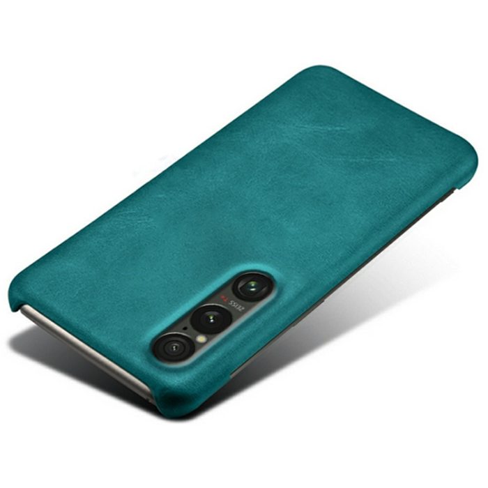 A-One Brand - Sony Xperia 1 VII Mobilskal Calfskin Texture PU-Läder - Grön