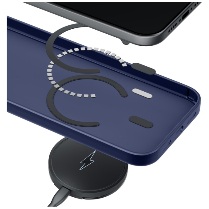 3MK - 3MK Mobilskal För iPhone 17 Pro Max Magsafe Smoke - Blå