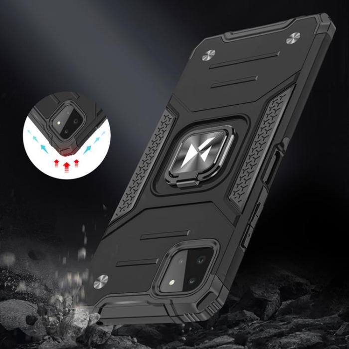 Wozinsky - Wozinsky Ring Armor Mobilskal Galaxy A22 - Silver
