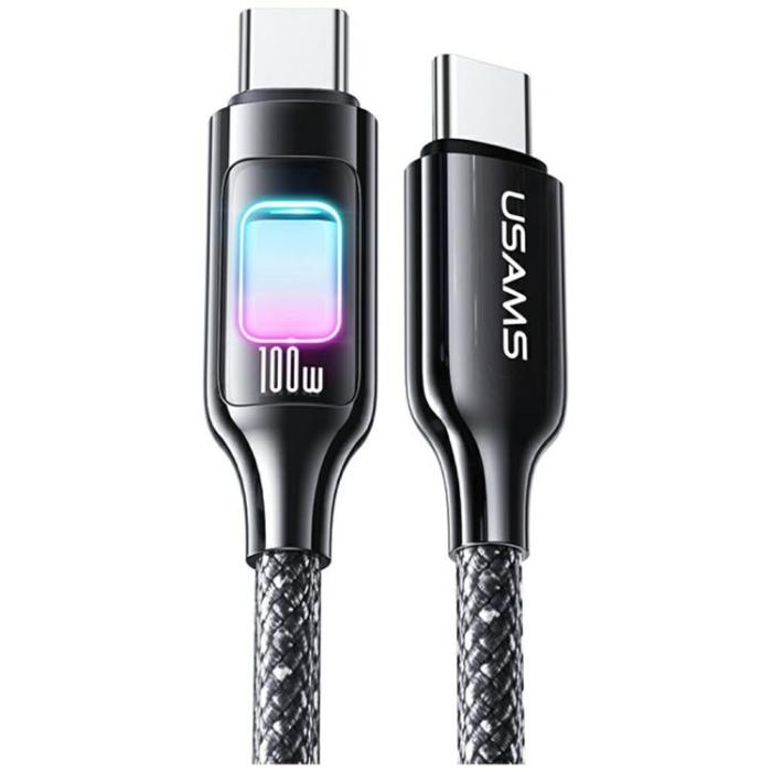USAMS - USAMS USB-C Till USB-C Kabel 100W 1.2m TC - Tarnish