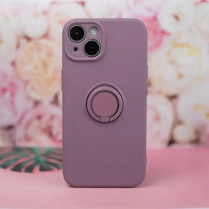OEM - Xiaomi Redmi Note 13 5G Mobilskal Finger Grip - Ljuslila