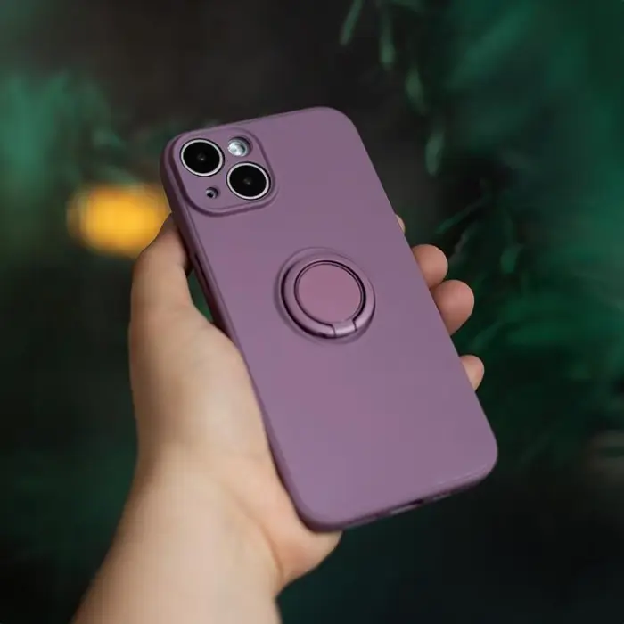 OEM - Xiaomi Redmi Note 13 5G Mobilskal Finger Grip - Ljuslila