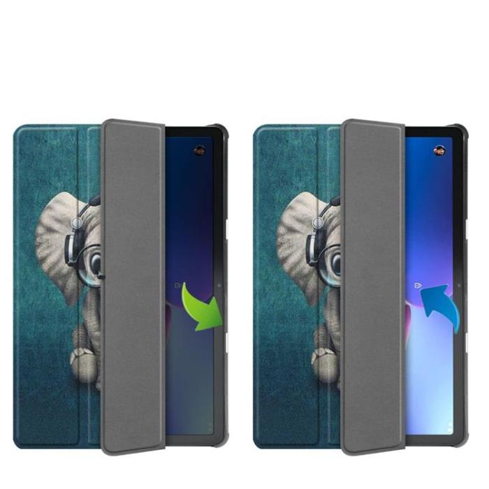 UTGATT - Tech-Protect Lenovo Tab M10 (Gen3) 10.1 Fodral Happy Elephant