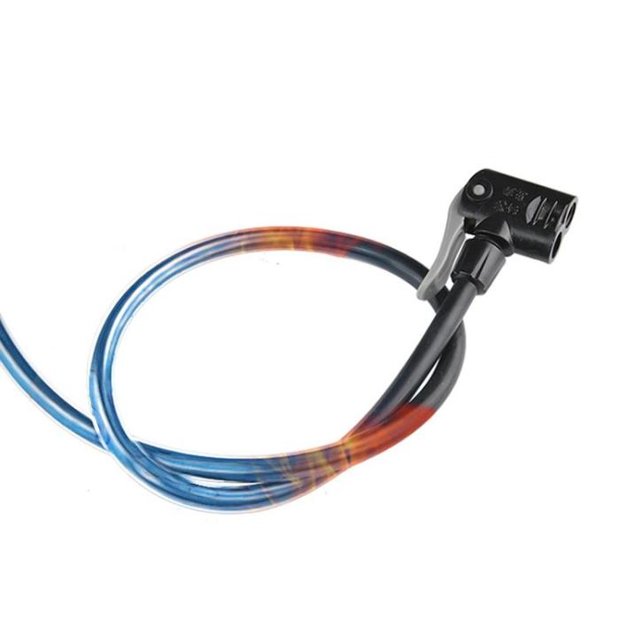 Rockbros - Rockbros Golvpump med Tryckmätare - Svart/Orange