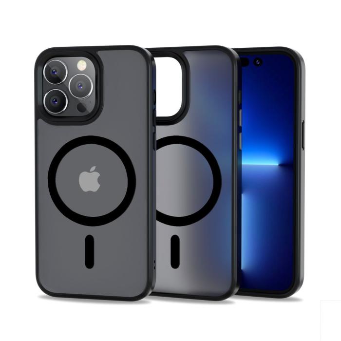 Tech-Protect - Tech-Protect iPhone 14 Pro Skal Magsafe Magmat - Matte Svart