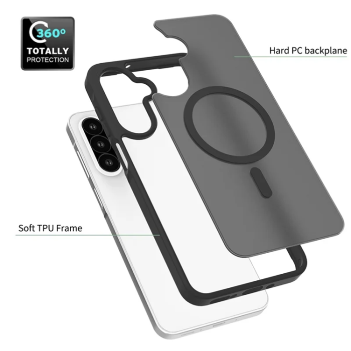 Boom of Sweden - BOOM Galaxy A26 Mobilskal Magsafe Acrylic TPU - Svart