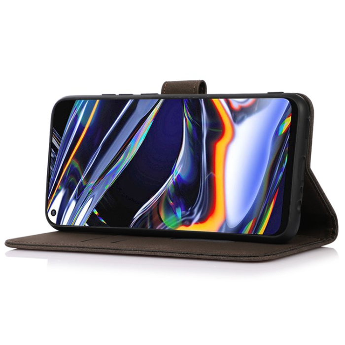 KHAZNEH - KHAZNEH Sony Xperia 1 V Plånboksfodral Textured Flip - Brun