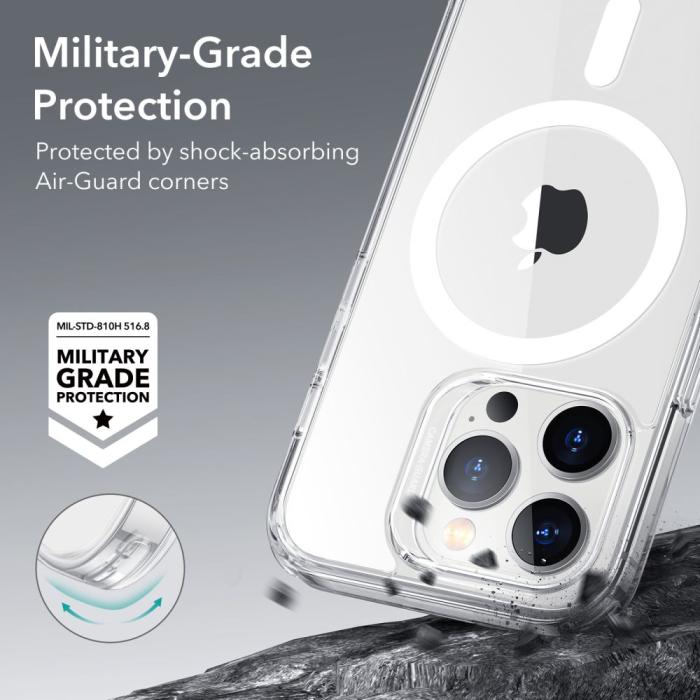 ESR - ESR iPhone 14 Pro Max Magsafe Skal Ch Halolock - Clear