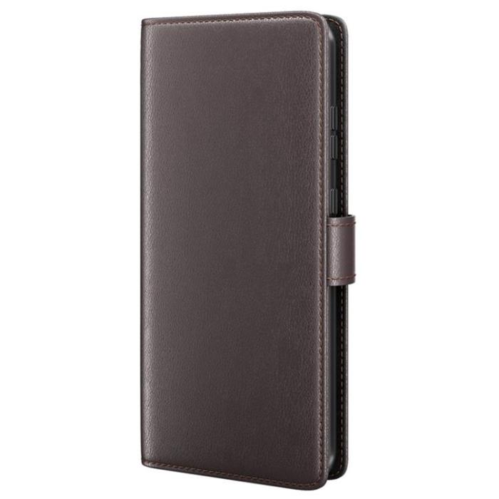 A-One Brand - Folio Flip Äkta Läder Plånboksfodral Xiaomi 12/12X - Brun