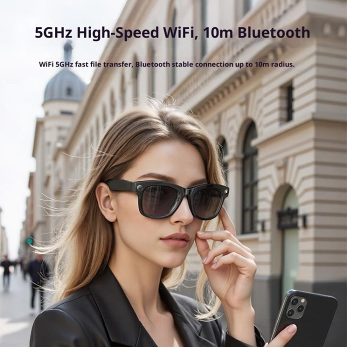 Yesido - YESIDO Vattentäta Smart AI-Glasögon med HD-kamera IO42 IP67