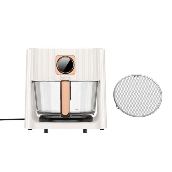 Hoco - Hoco Airfryer med Pekskärm 4.5L 1100W - Vit