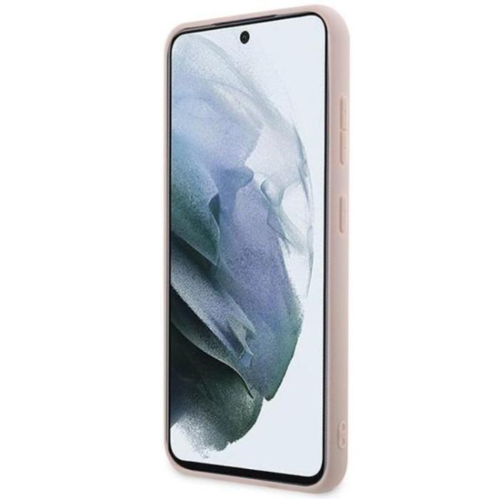 Guess - Guess Galaxy S23 FE Mobilskal Big Metall Logo - Rosa