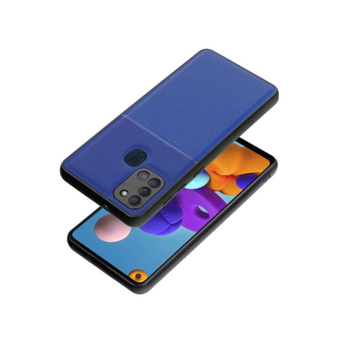 OEM - Galaxy A21s Skal Forcell Noble Hårdplast - Blå