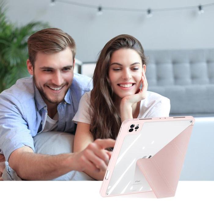 Dux Ducis - Dux Ducis iPad Pro 12.9 (2021/2020/2018) Fodral Magi Smart - Rosa