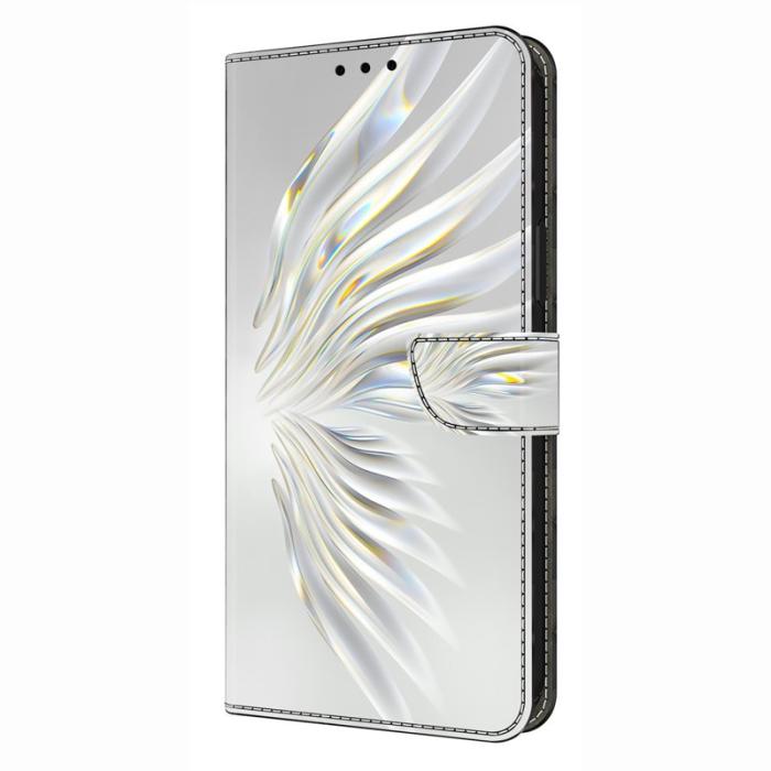 OEM - Samsung Galaxy S26 Fodral Mönstertryck Ställ Läder Flip - Crystal Wings