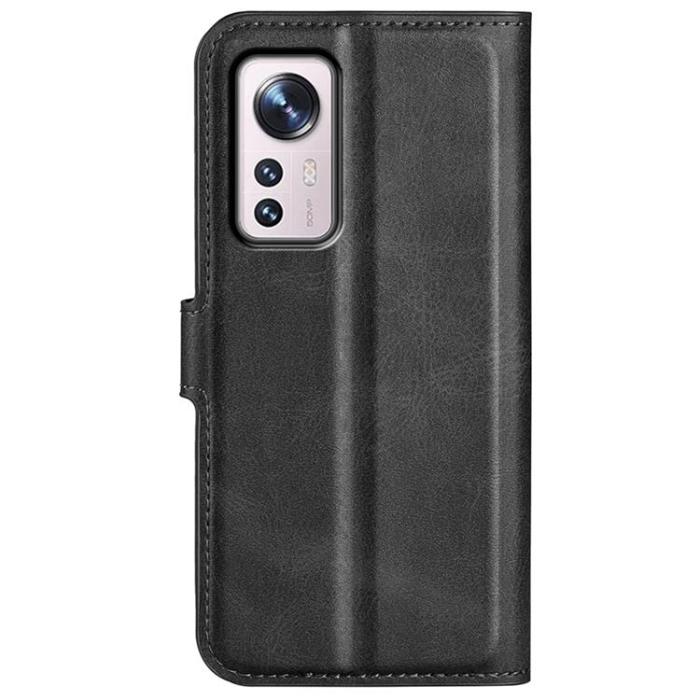 A-One Brand - Magnetic Clasp Plånboksfodral Xiaomi 12/12X - Svart