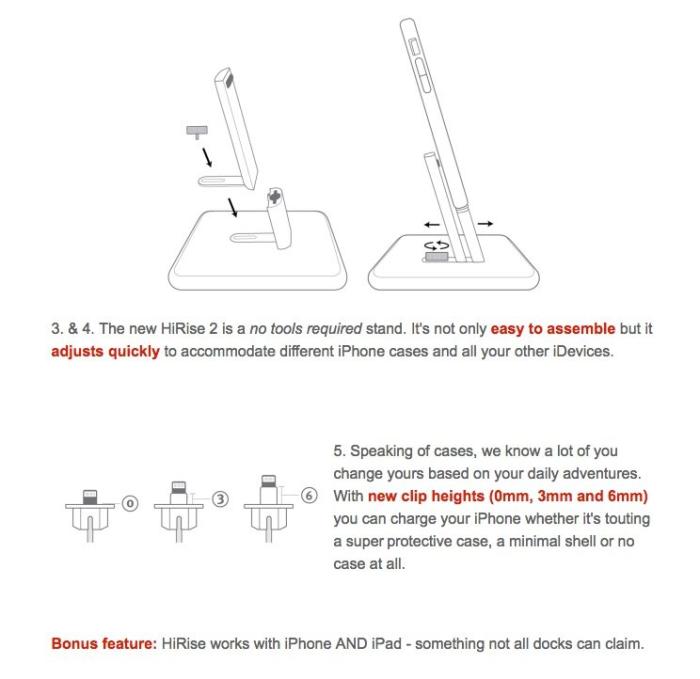 UTGATT5 - Twelve South HiRise 2 för iPhone & iPad - Silver