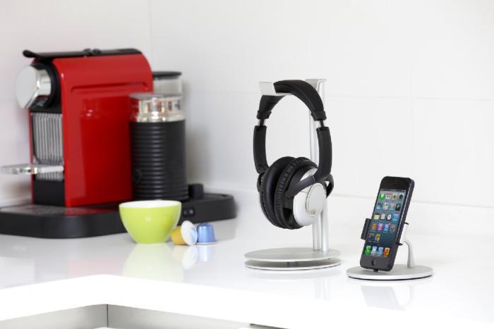 UTGATT5 - Just Mobile Headstand - Snyggt aluminiumställ för headsets