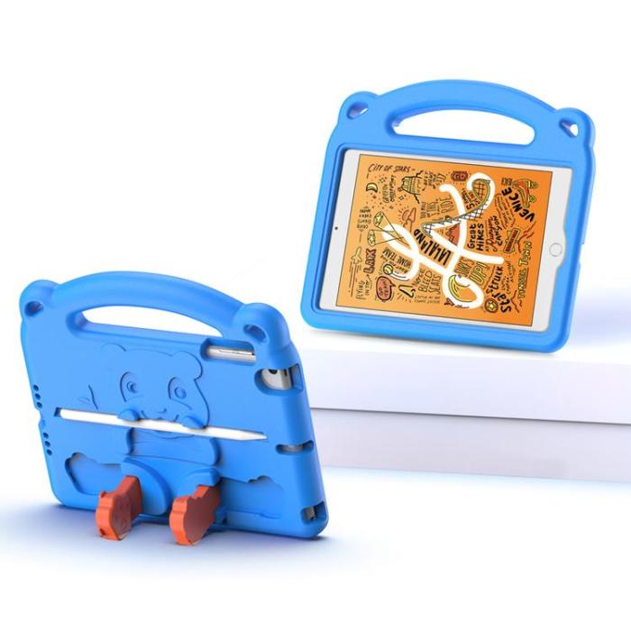 UTGATT5 - Dux Ducis Panda Kids Soft Tablet Skal iPad mini 5 / 4 / 3 / 2 / 1 - Blå