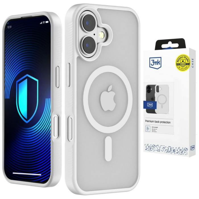 3MK - 3MK Mobilskal För iPhone 17 Magsafe Smoke - Vit