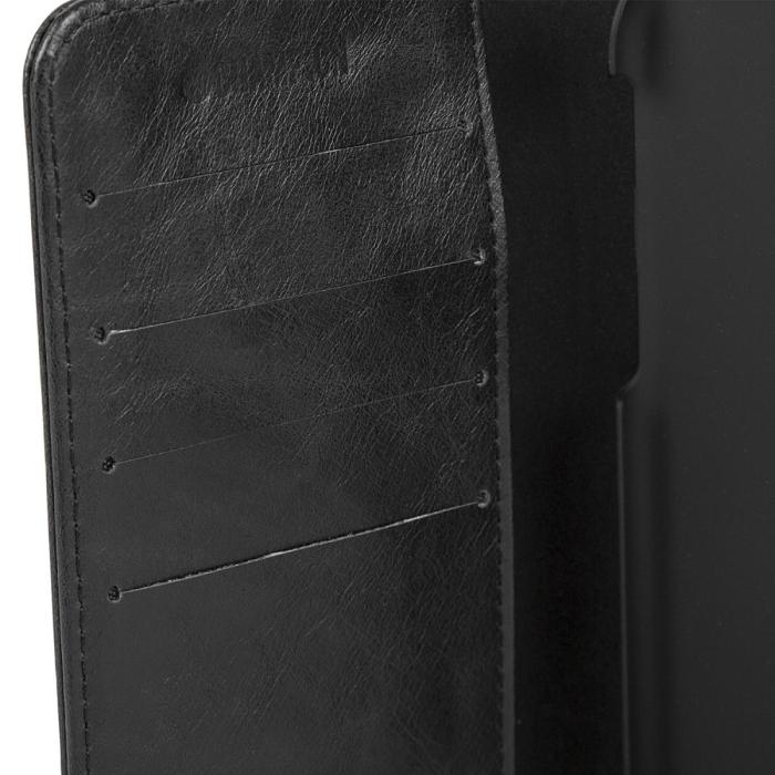 UTGATT5 - Champion Wallet Case Svart PU iPhone 6/6S
