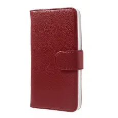 OEM - Embossed Pl&aring;nboksv&auml;ska till LG G Flex (R&ouml;d)