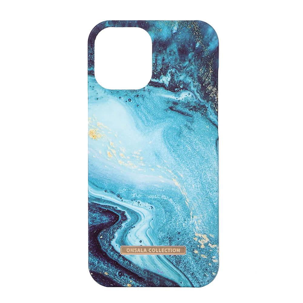 Onsala Mobilskal Soft Blue Sea Marble iPhone 12 & 12 Pro | 2353 | AlltMobil