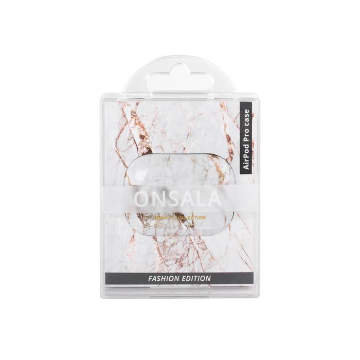 Onsala - ONSALA Airpods Pro Fodral White Rhino Marble