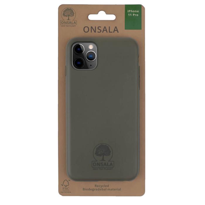 Onsala Collection - ONSALA ECO Mobilskal Grön iPhone 11 Pro